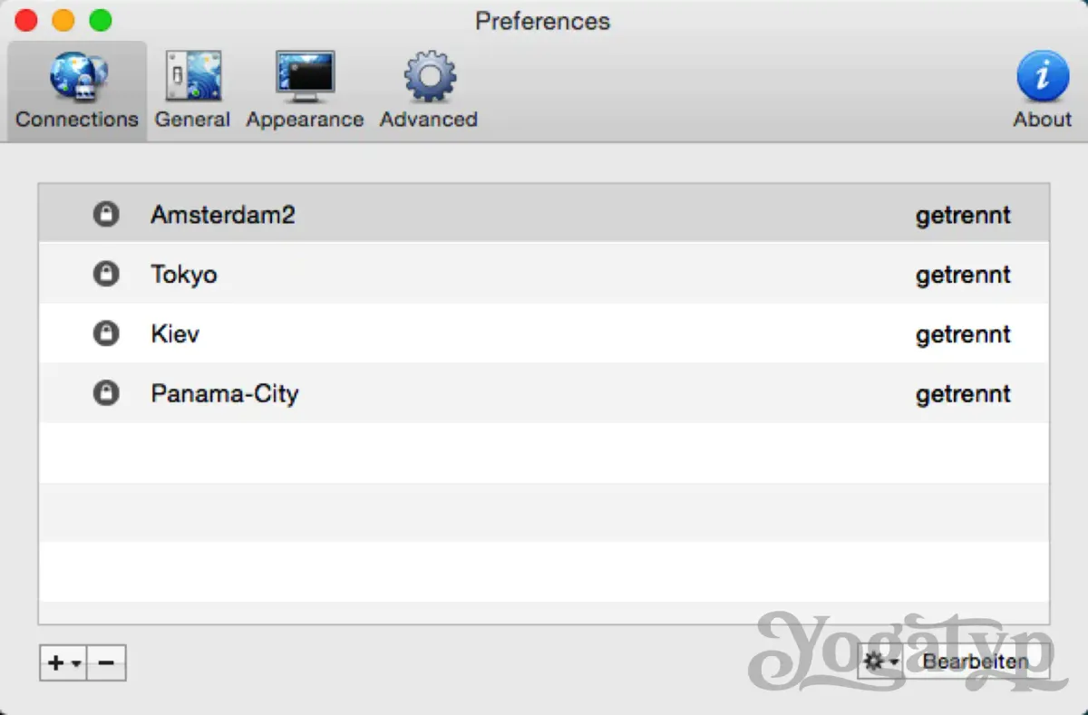 Anonymität unter OS X 10.10 nach dem Wegfall von ipfw