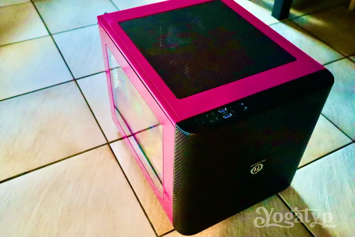 Vom Bau des purpurnen PC auf Basis des Ryzen 3700X im Core V21 Cube Gehäuse