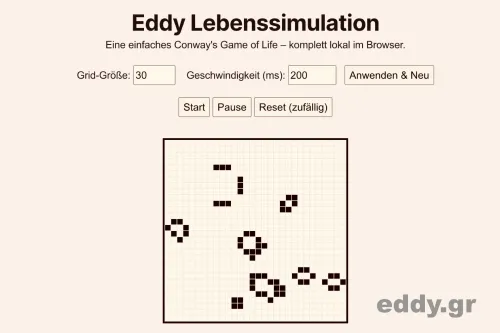 Kleine Lebenssimulation in JavaScript