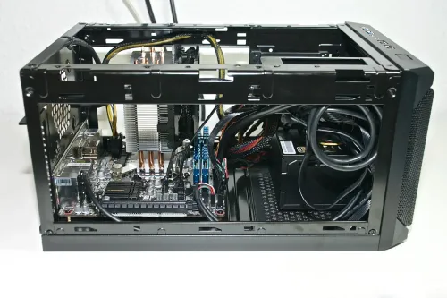 Bau eines Mini-ITX Kraftwinzlings mit Intel Core i5-4590 im Sharkoon QB One