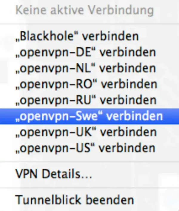 Sicher und anonym in unsicheren Netzen: Internetnutzung per VPN unter Mac OS X