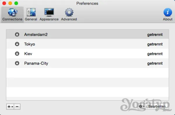 Anonymität unter OS X 10.10 nach dem Wegfall von ipfw